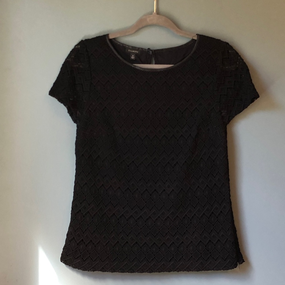Black Talbots Top Size 8
